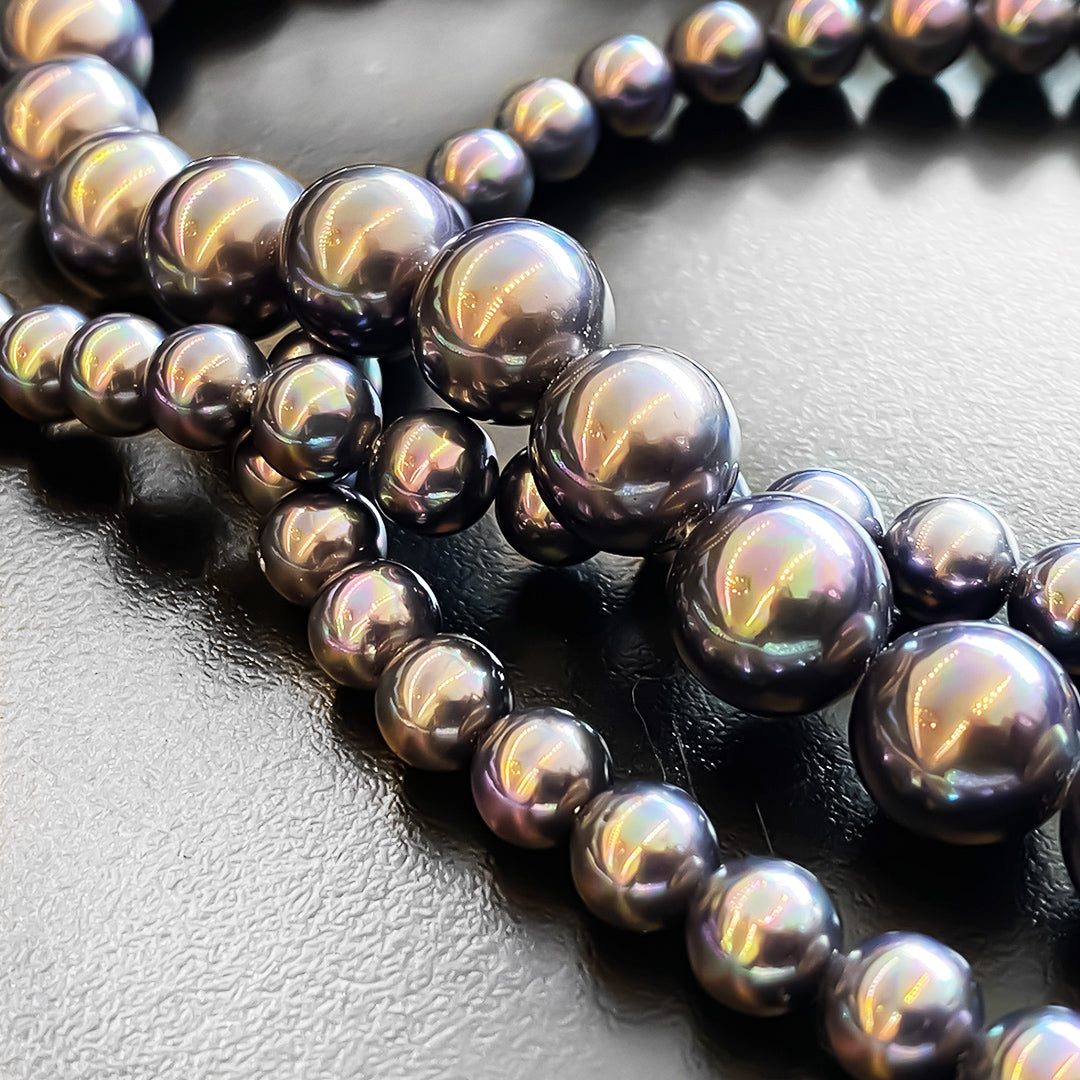 100% Shell Pearl Bead Necklace