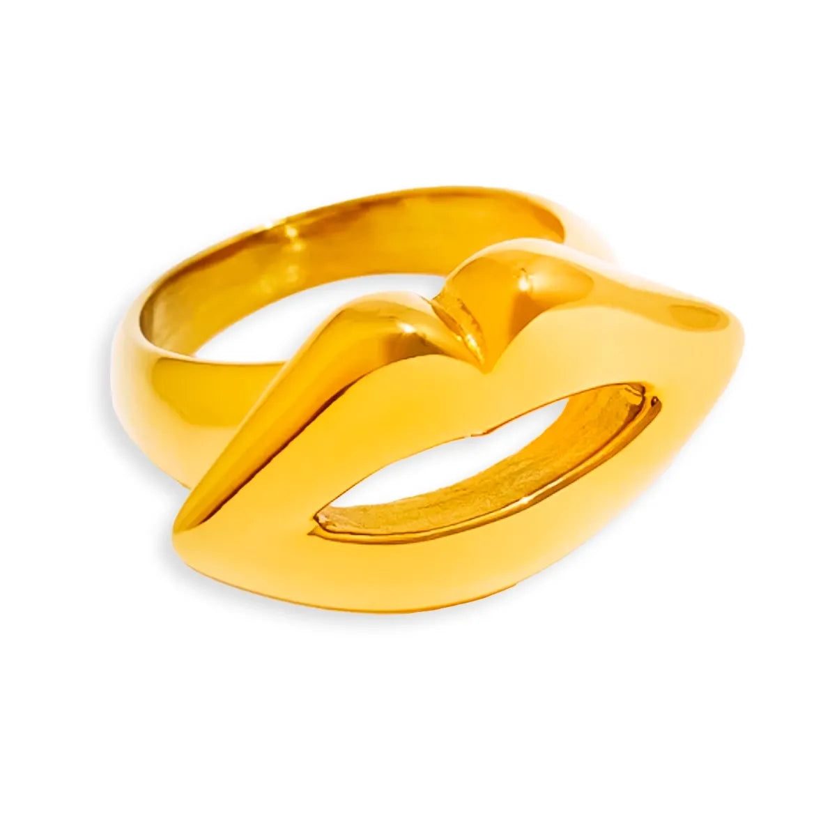 Chunky Lips Ring