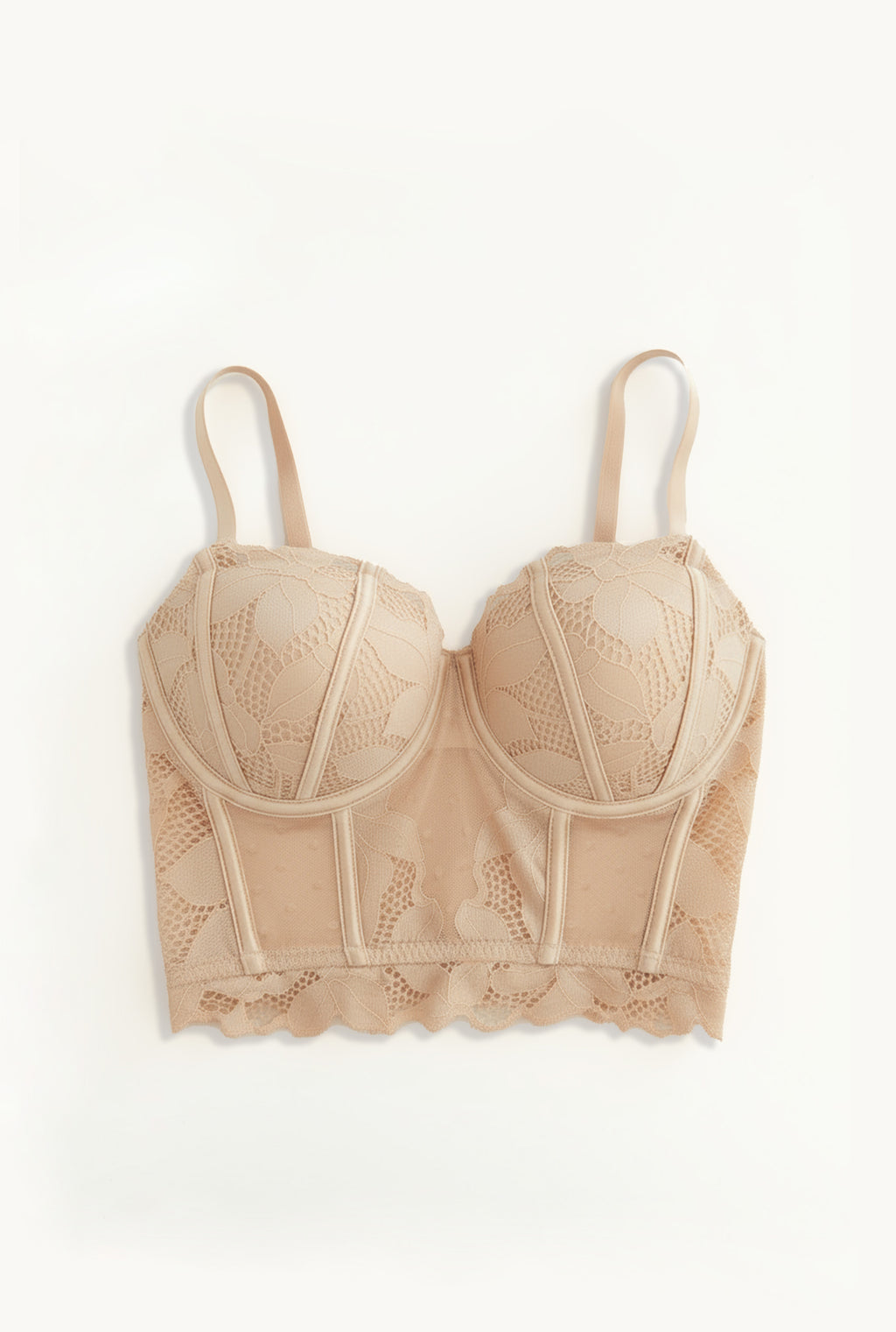 Lace Bodice - Beige