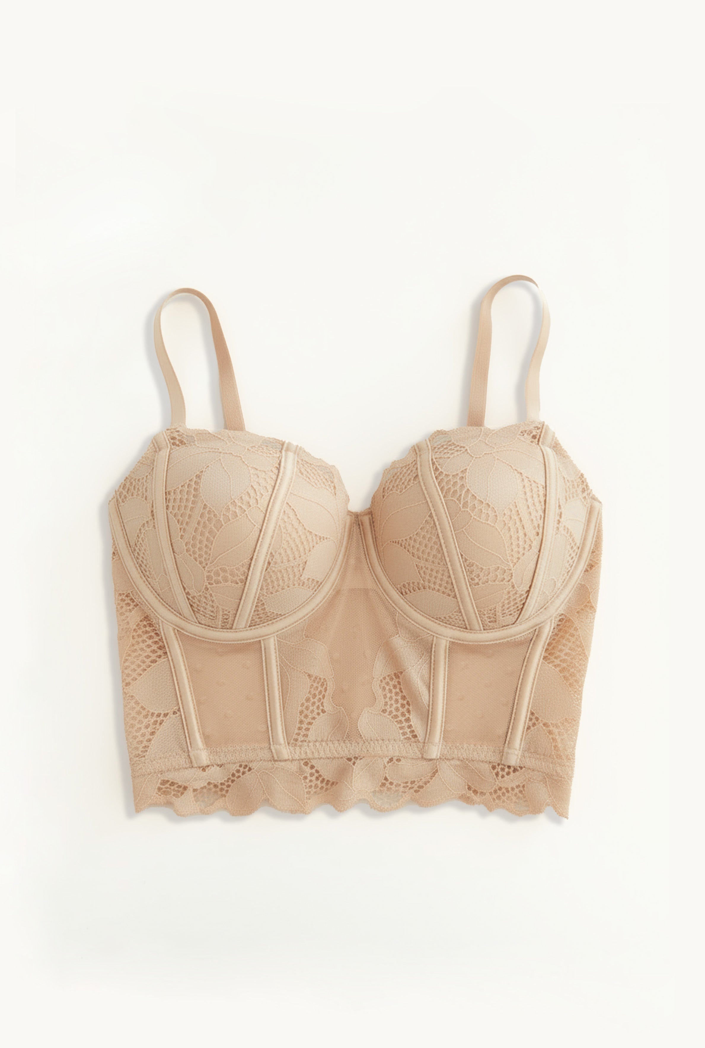 Lace Bodice - Beige