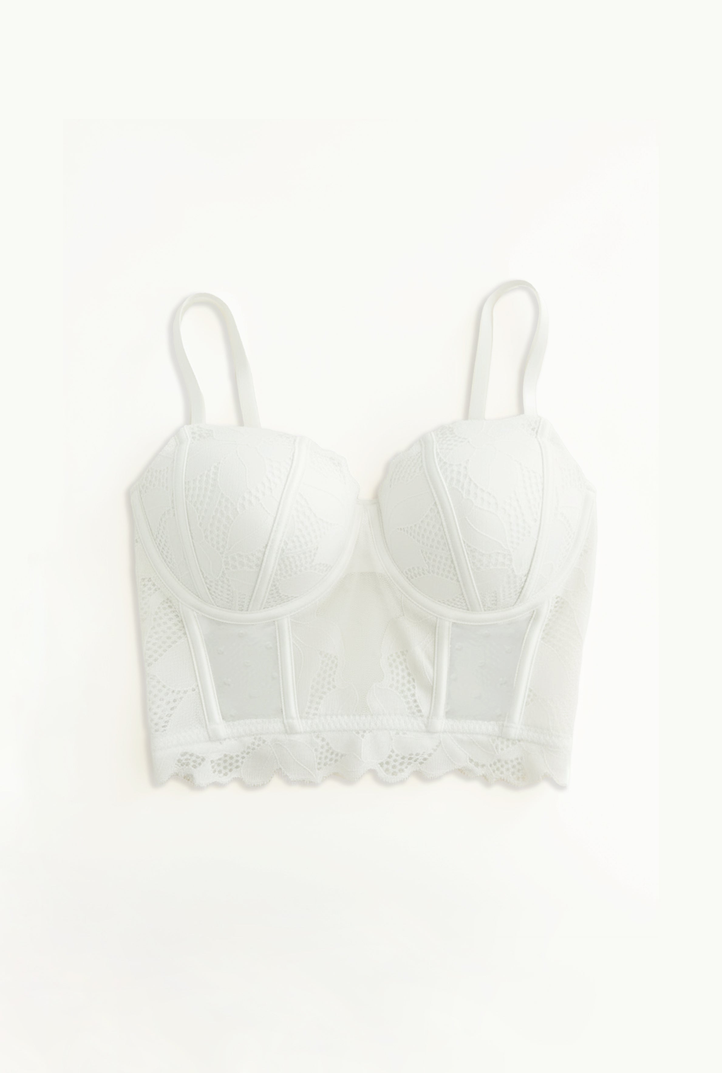 Lace Bodice - White