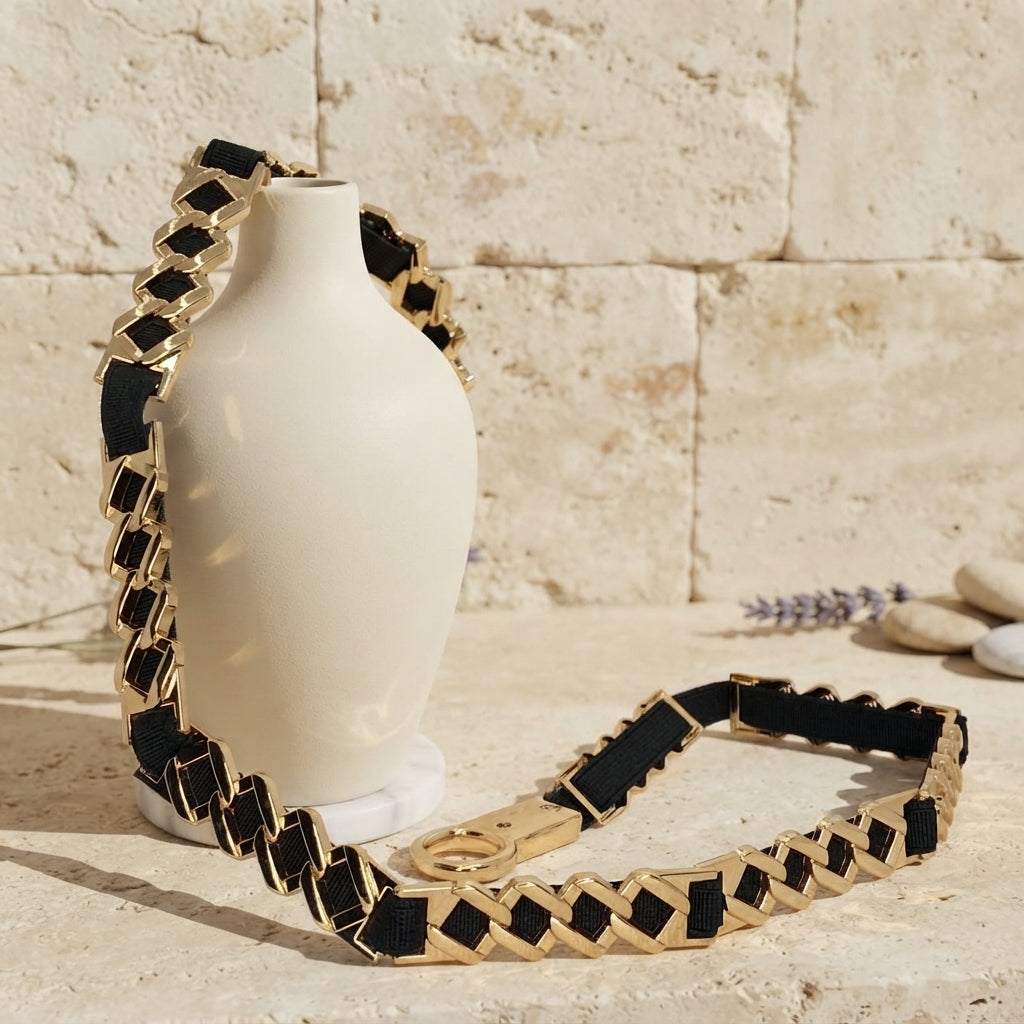 Floating Links Stretch Belt