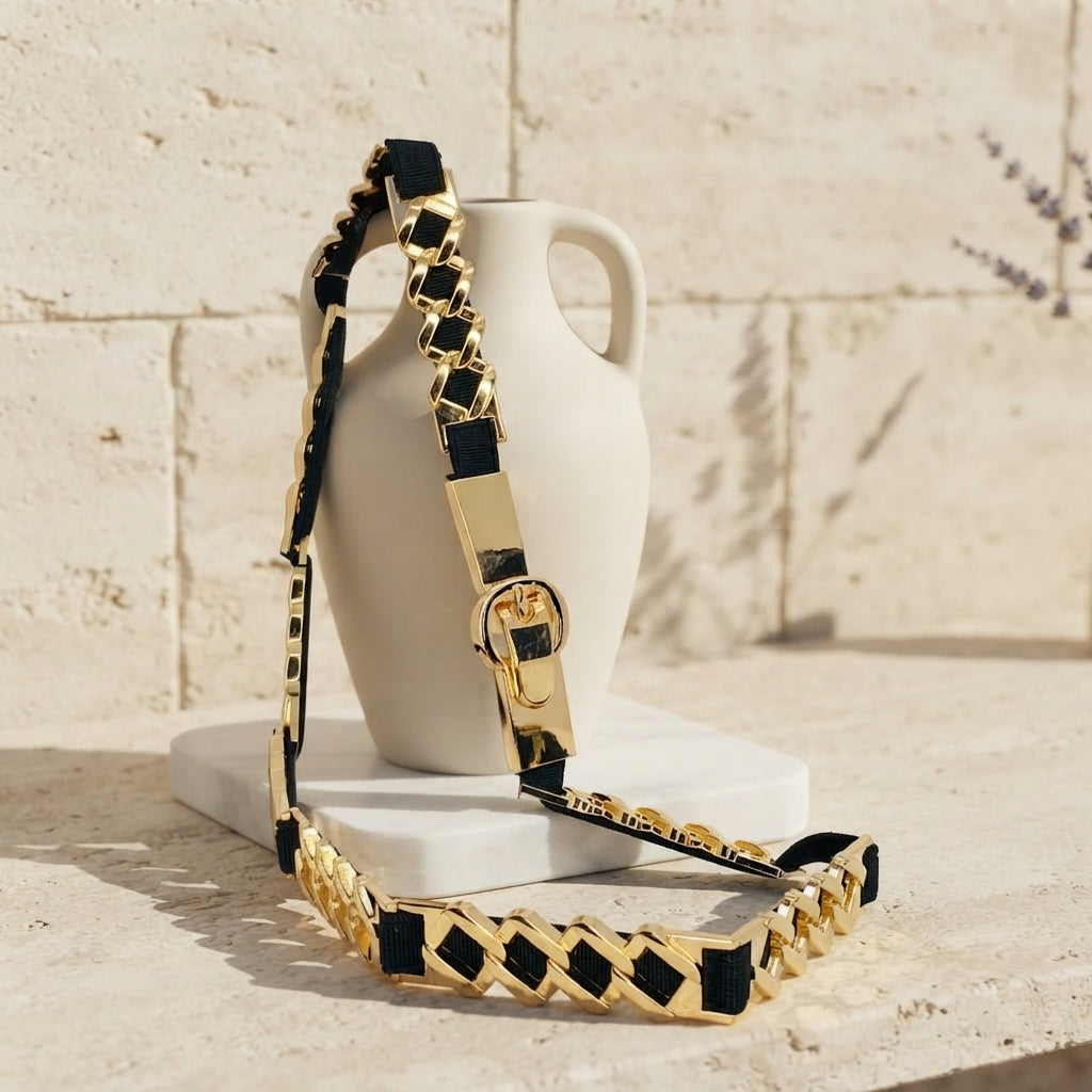 Floating Links Stretch Belt