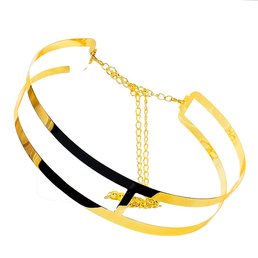 Waist Choker belt - Gold