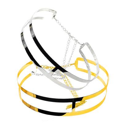Waist Choker belt - Gold