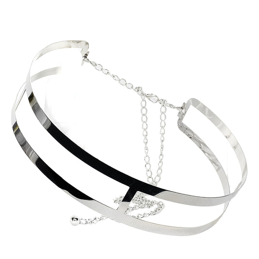 Waist Choker Belt - Silver