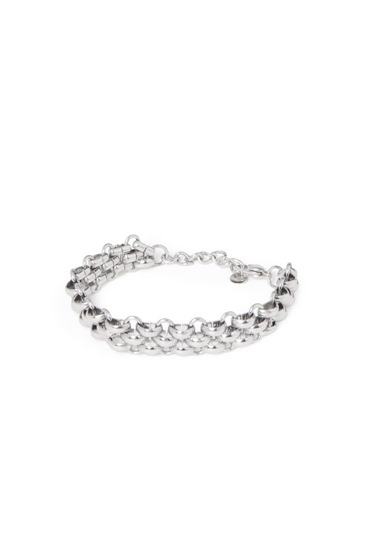 Honey Link Bracelet - Silver