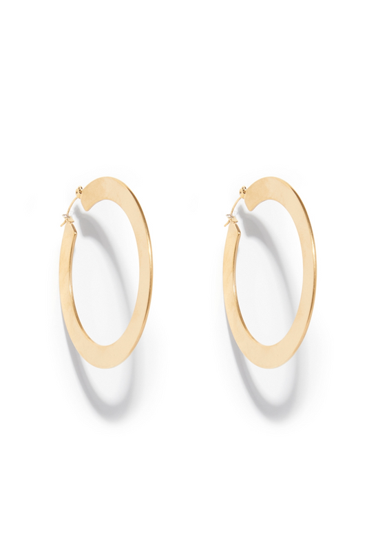 Koko Flat Hoop - Gold