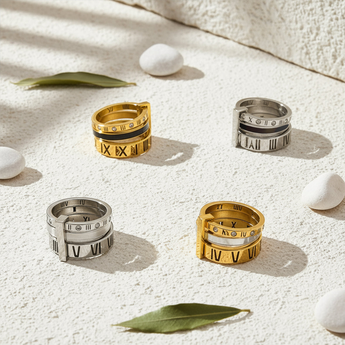 Empire Three Band Ring