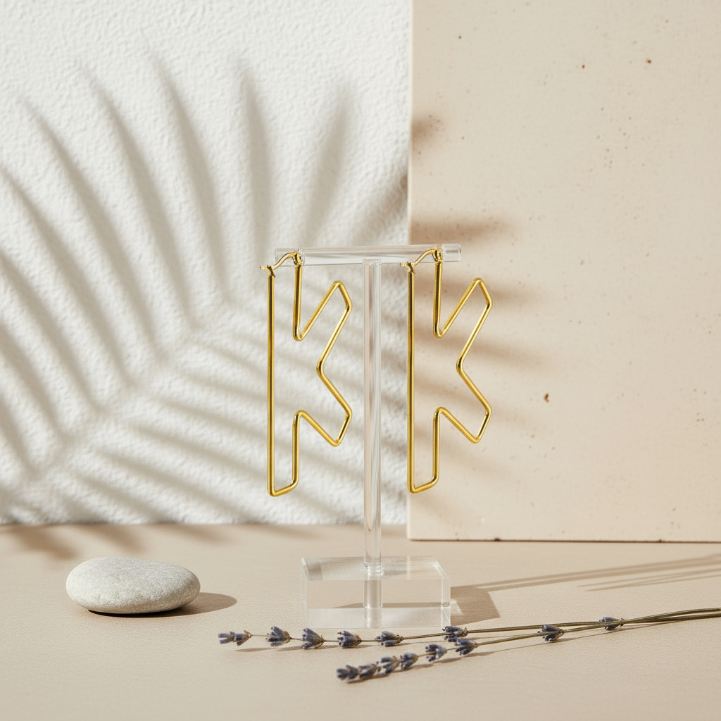 Oversized 70mm, K is for KOKO Drop Earrings