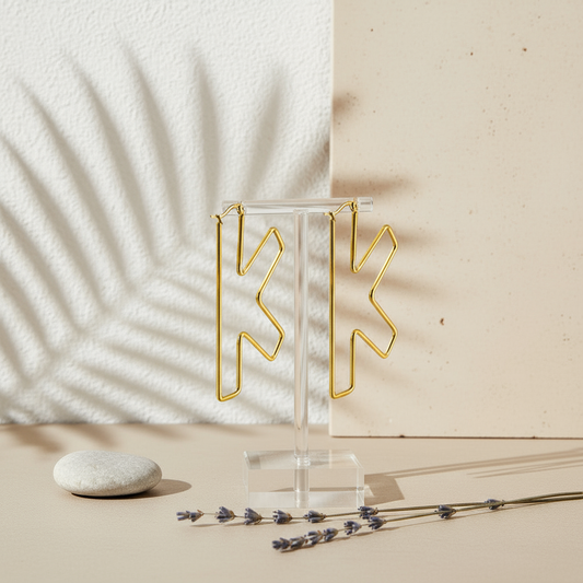 Oversized 70mm, K is for KOKO Drop Earrings
