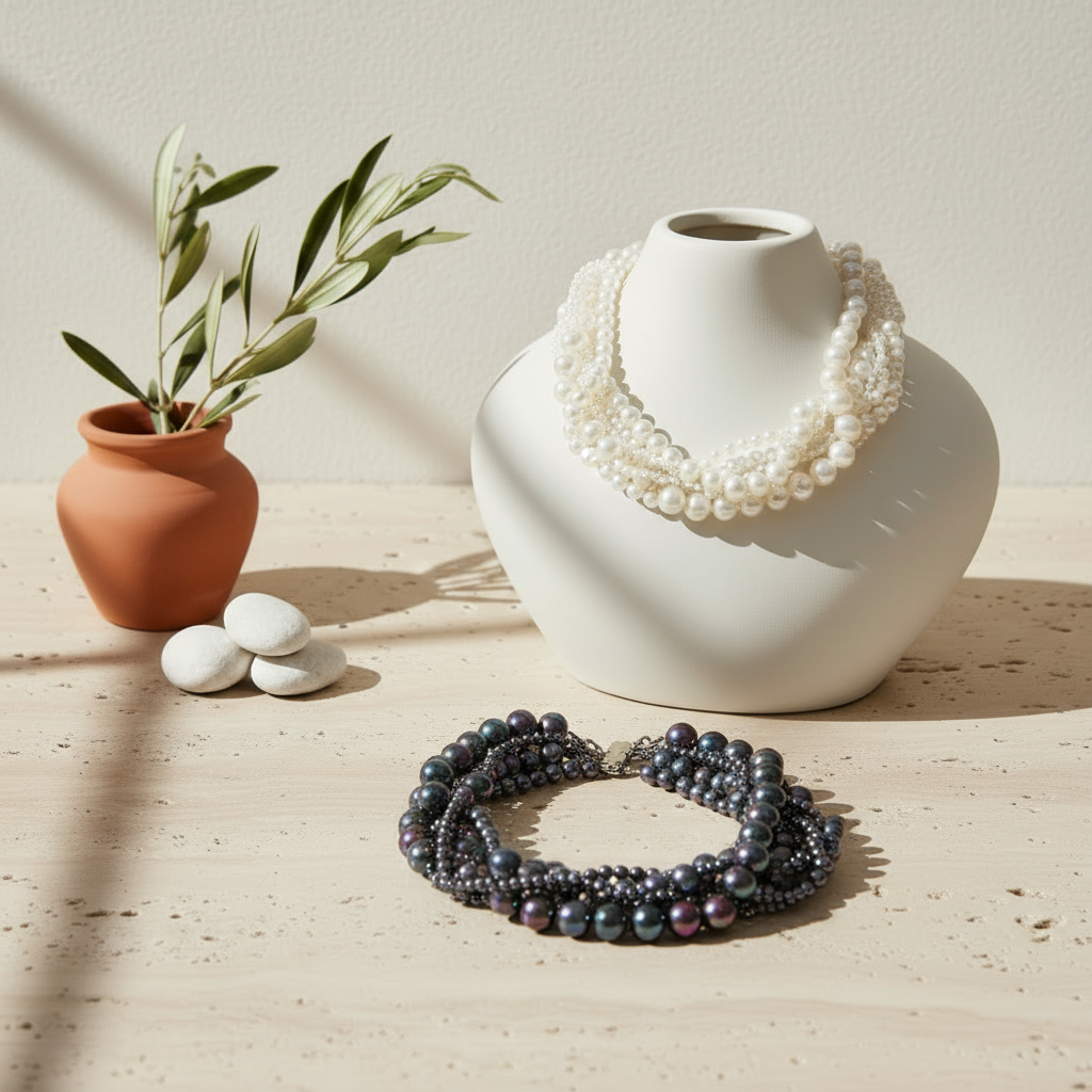 Koko Shell Choker Stack