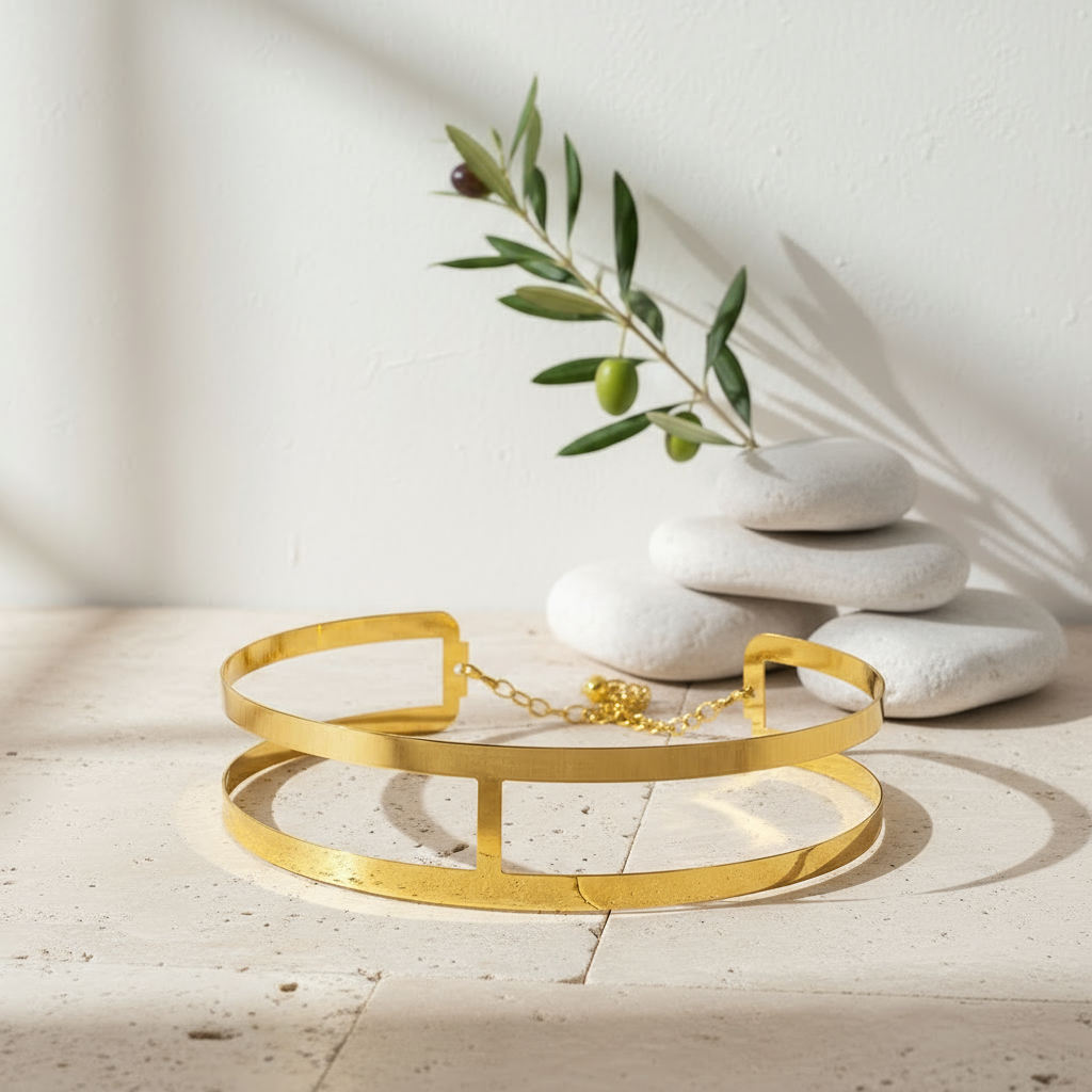 Waist Choker belt - Gold