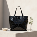 Geometric Kizzy Tote - Black