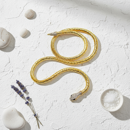 Cleopatra Flexible Snake, Gold