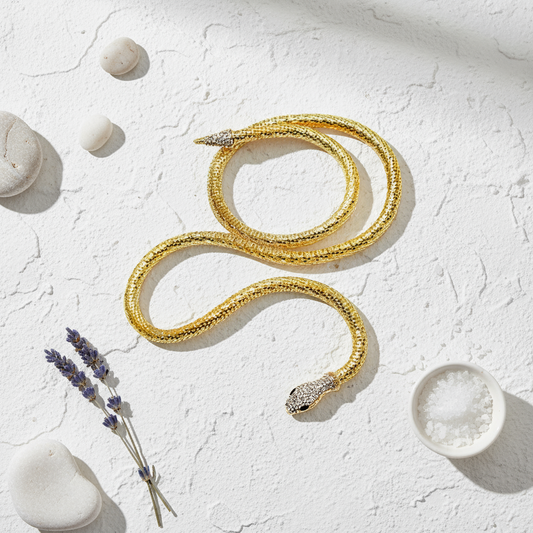 Cleopatra Flexible Snake, Gold